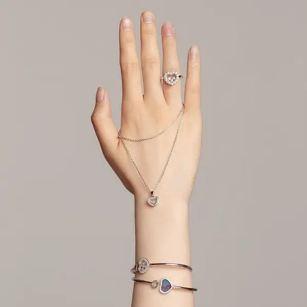 Vòng tay vàng Chopard Happy Diamonds 85A614-1203