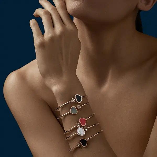 Vòng tay Chopard Happy Hearts bằng vàng 85A074-5304