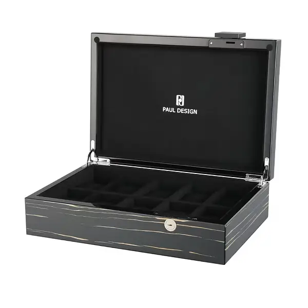 Hộp đựng đồng hồ Paul Design Collector 10 Black Shadow