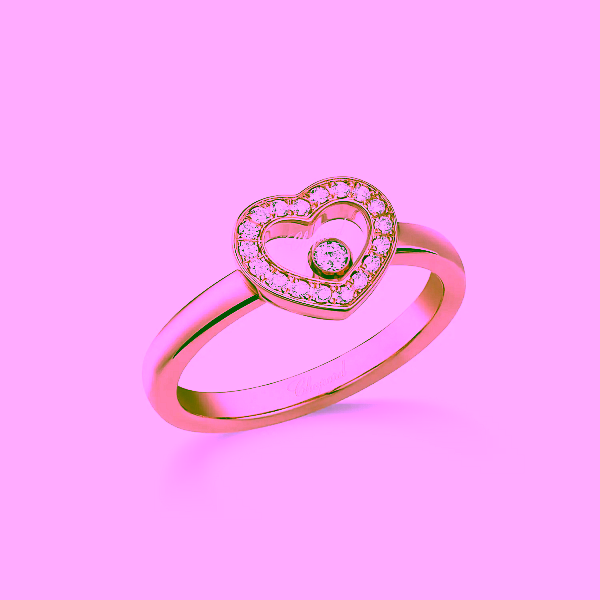 Nhẫn vàng Chopard Happy Diamonds 82A054-5200