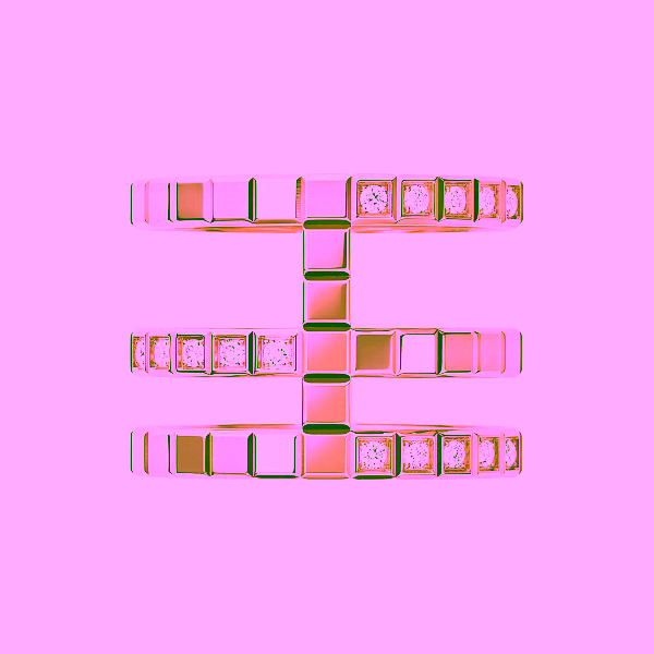 Nhẫn vàng Chopard Ice Cube 827007-5007