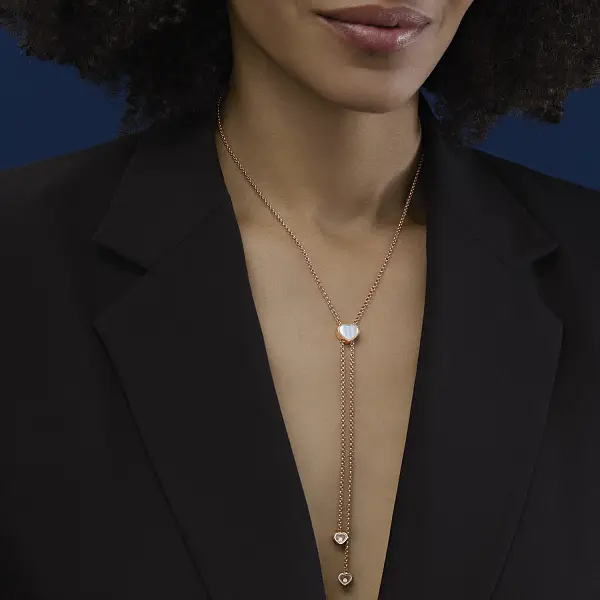 Dây chuyền vàng Chopard Happy Hearts 81A148-5301