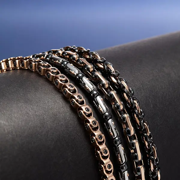 Vòng tay vàng Zancan Ceramikgold KB054R-N