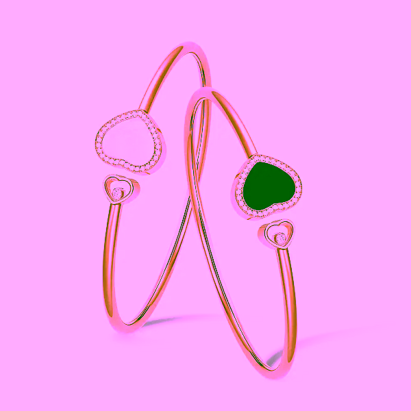 Vòng tay Chopard Happy Hearts bằng vàng 85A074-5202