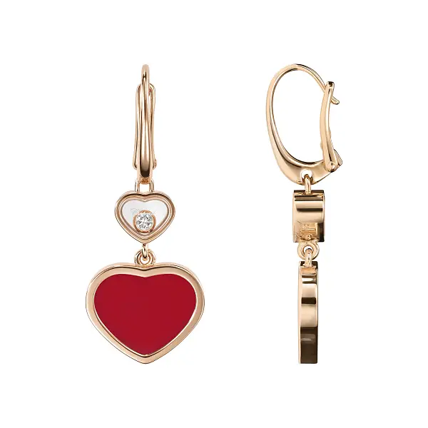 Bông Tai Vàng Chopard Happy Hearts 837482-5820