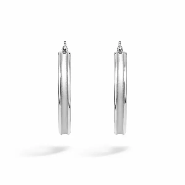 Bông tai tròn bằng vàng kết hợp