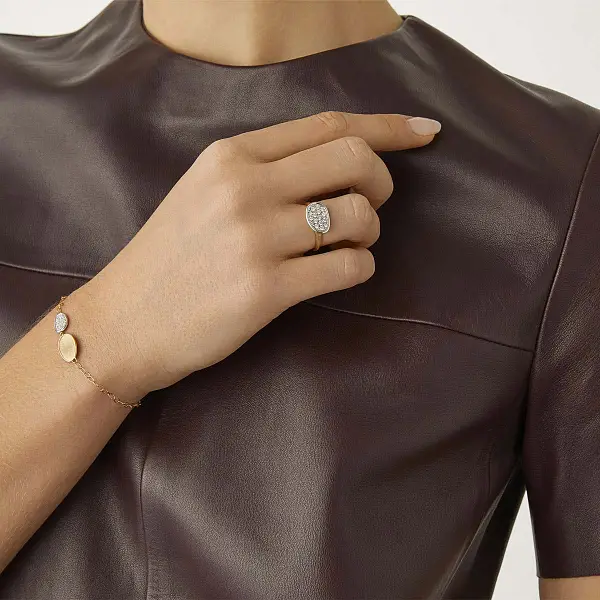 Nhẫn vàng Marco Bicego Lunaria AB578 B YW