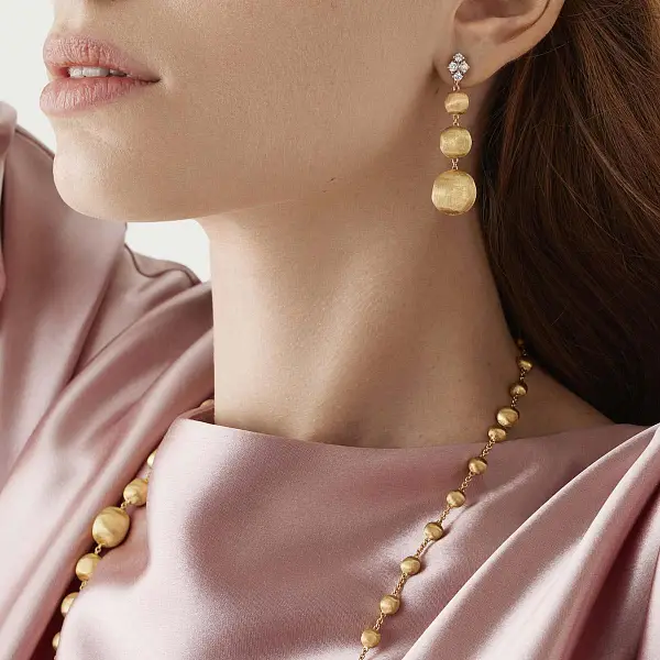 Bông tai vàng Marco Bicego Africa OB1881 B YW Q6