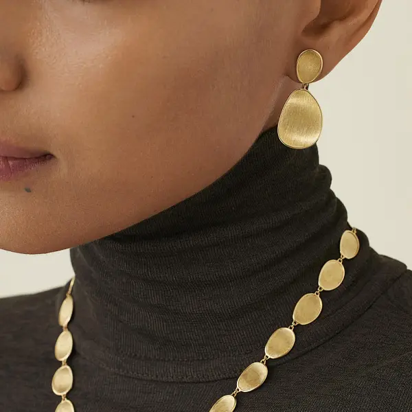 Vòng tai vàng Marco Bicego Lunaria OB1348 Y