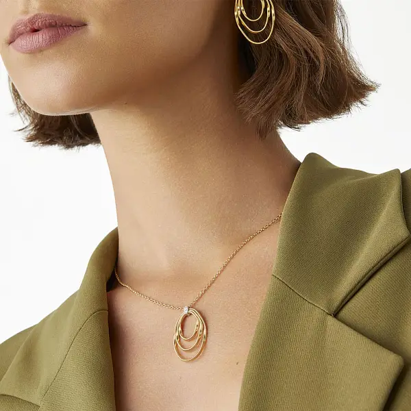 Mặt dây chuyền vàng Marco Bicego Marrakech Onde CG785 B YW