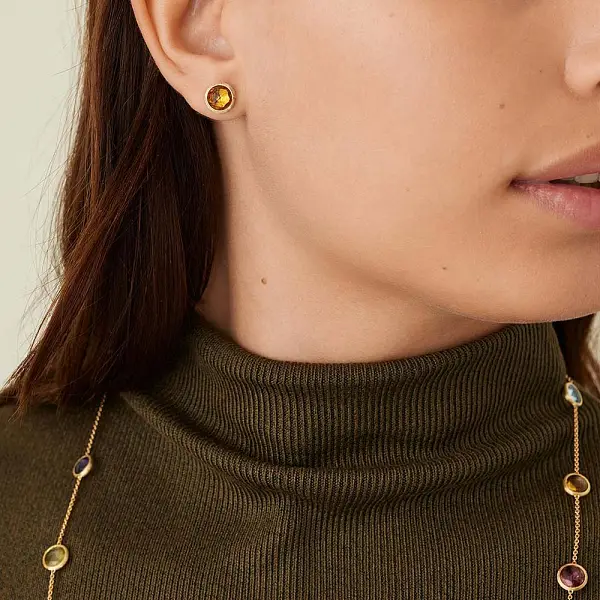 Vòng tai vàng Marco Bicego Jaipur OB957 QG01 Y