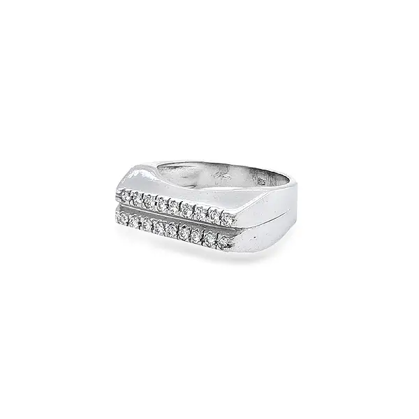 Nhẫn vàng đính đá zircon