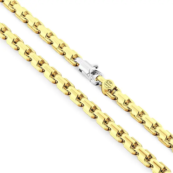 Dây chuyền nam Zancan bằng vàng kết hợp hai màu EC712GB-60