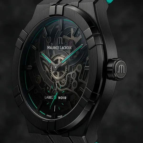 Marurice Lacroix Aikon Automatic Skeleton Label Noir AI6028-DLB0B-030-H