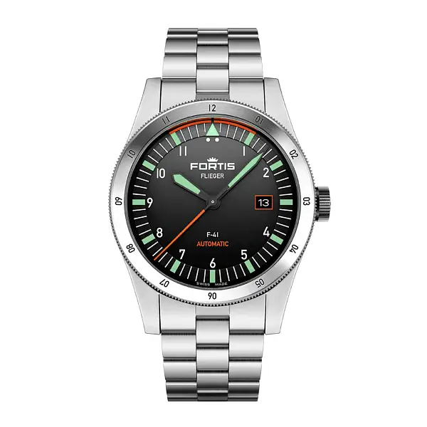 Đồng hồ Fortis Flieger F-41 tự động, bộ máy Barcelet F4220008