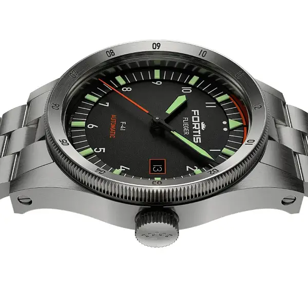 Đồng hồ Fortis Flieger F-41 tự động, bộ máy Barcelet F4220008