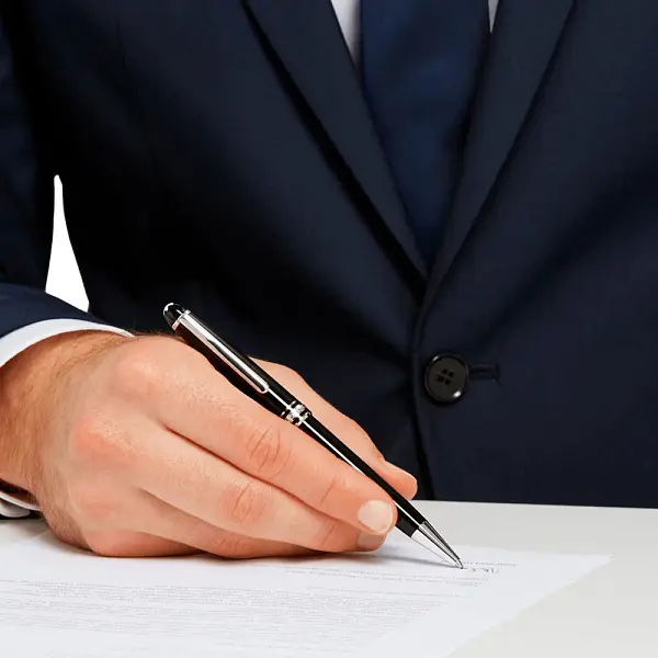 Bút bi Montblanc Meisterstück Midsize mạ bạch kim MB132491