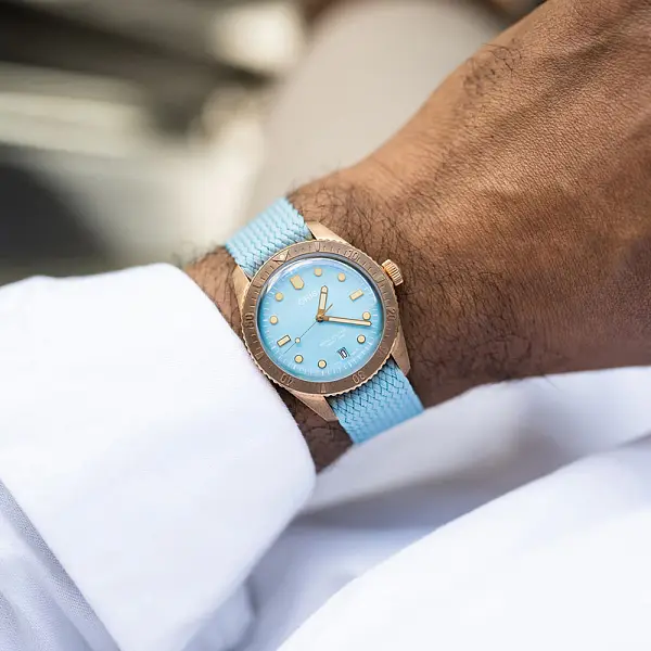 Oris Divers Sixty-Five Cotton Candy Sky Blue 01 733 7771 3155-07 3 19 02 BRS