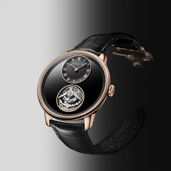 Arnold & Son Chronometry Ultrathin Tourbillon Red Gold Onyx 1UTBR.Z02A.C1375R