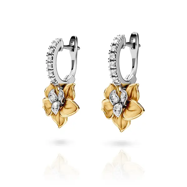 Bông tai Carrera y Carrera Orquideas Long