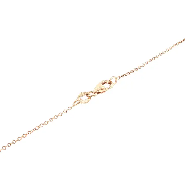 Dây chuyền vàng với mặt dây hình vuông đính zircon