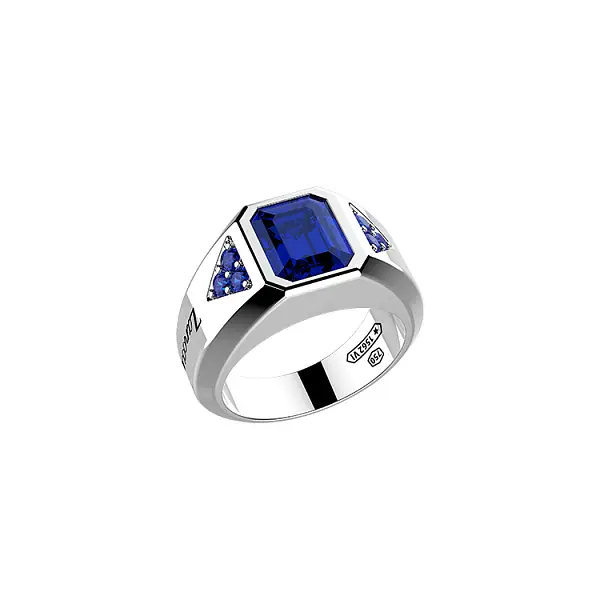 Nhẫn vàng Zancan Couture Sapphire EAA308B