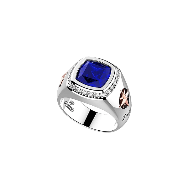 Nhẫn vàng Zancan Couture Sapphire EA317BR