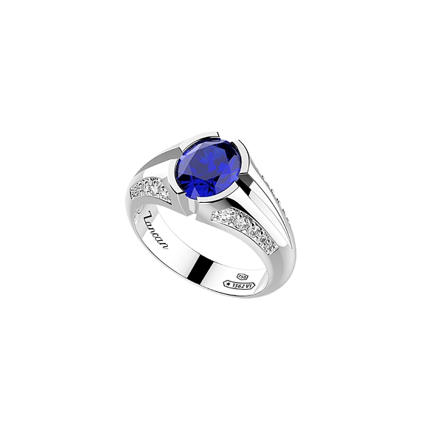 Nhẫn vàng Zancan Couture Sapphire EA304B