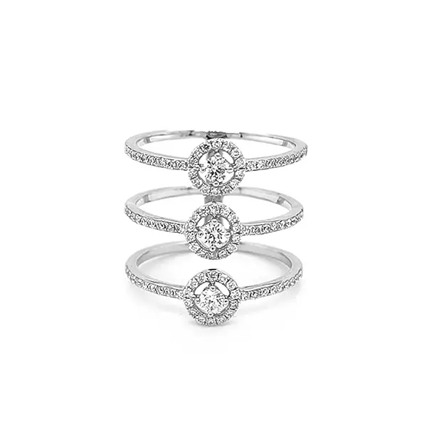 Nhẫn vàng đính kim cương