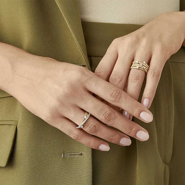 Nhẫn vàng Marco Bicego Goa AG269 B2 W 01