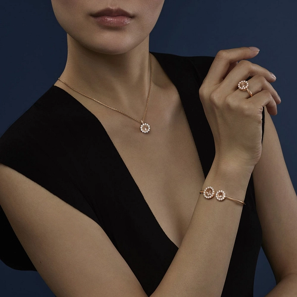 Nhẫn vàng Chopard Happy Diamonds 82A609-5110