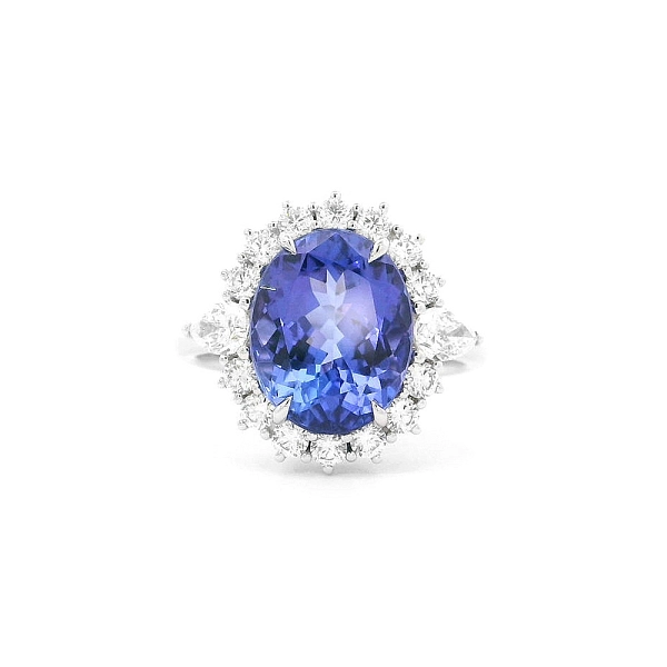 Trang sức cao cấp với Tanzanite và Kim cương trong vàng trắng