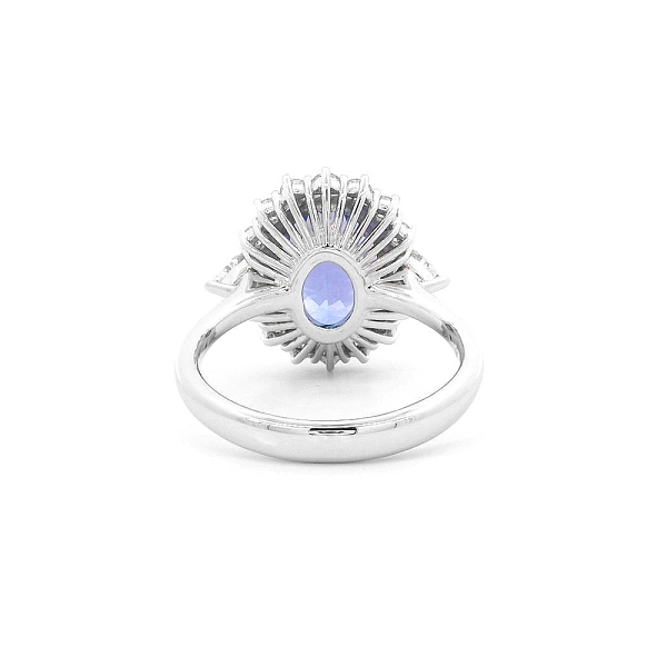 Trang sức cao cấp với Tanzanite và Kim cương trong vàng trắng