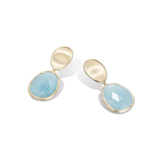 Vòng tai vàng Marco Bicego Lunaria OB1436 AQD Y