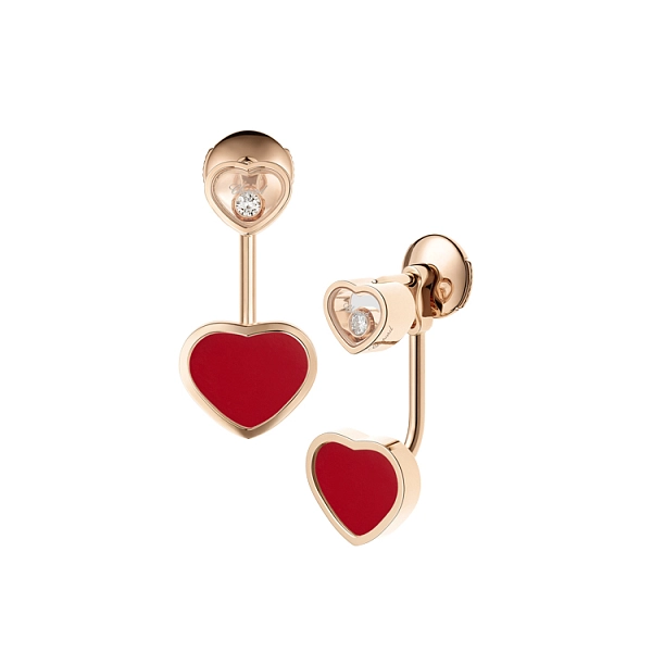 Vòng tai vàng Chopard Happy Hearts 83A082-5801