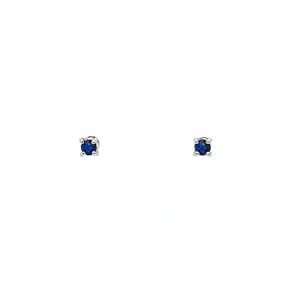 Vòng tai vàng đính đá sapphire