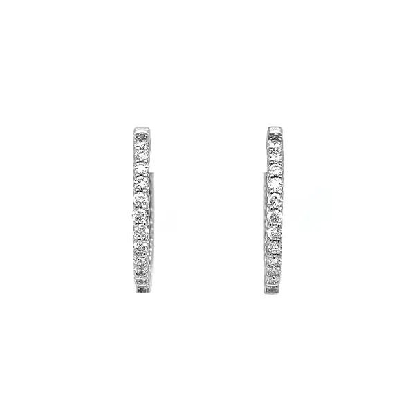 Vòng tai vàng đính kim cương