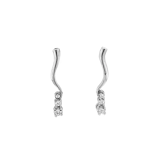 Vòng tai vàng đính kim cương