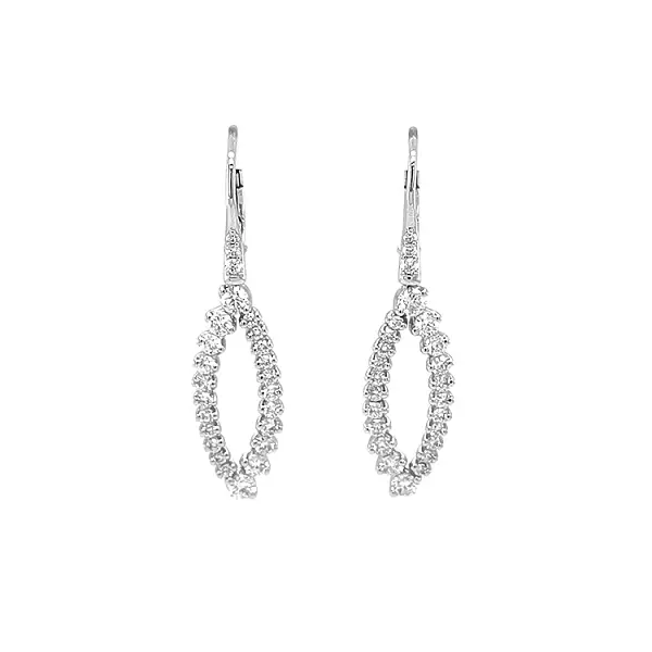 Vòng tai vàng đính kim cương