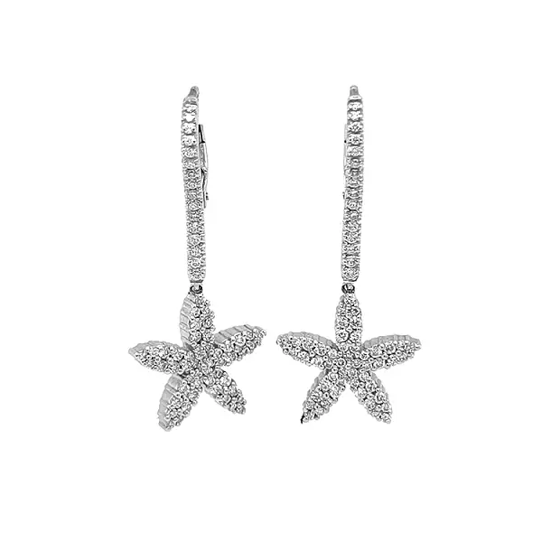 Vòng tai vàng đính kim cương