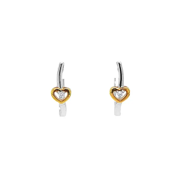 Vòng tai vàng đính kim cương