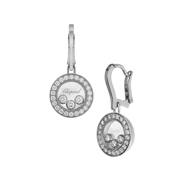 Vòng tai vàng Chopard Happy Diamonds 83A018-1401