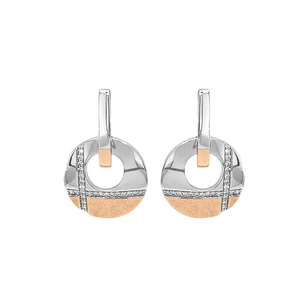 Vòng tai vàng đính kim cương