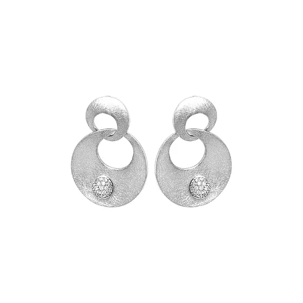 Vòng tai vàng đính kim cương