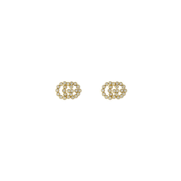 Vòng tai chạy bộ Gucci GG màu vàng YBD48167600100U
