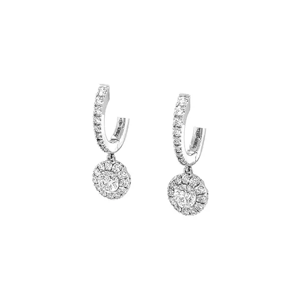 Vòng tai vàng đính kim cương