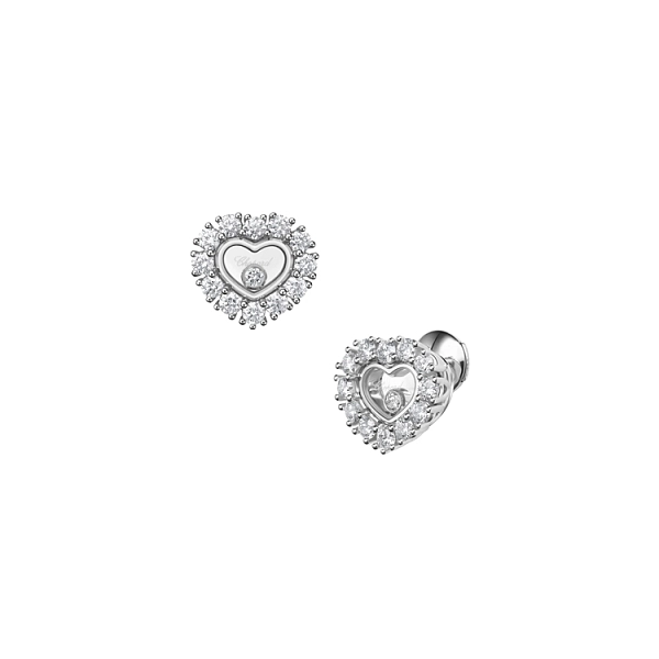 Vòng tai vàng Chopard Happy Diamonds 83A616-1001