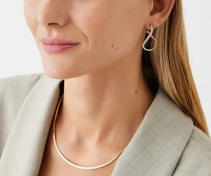 Vòng tai vàng Marco Bicego Marrakech OG404 B YW