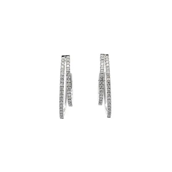 Vòng tai vàng đính kim cương