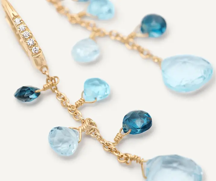 Vòng tai vàng Marco Bicego Paradise OB1743-MB TP01 Y